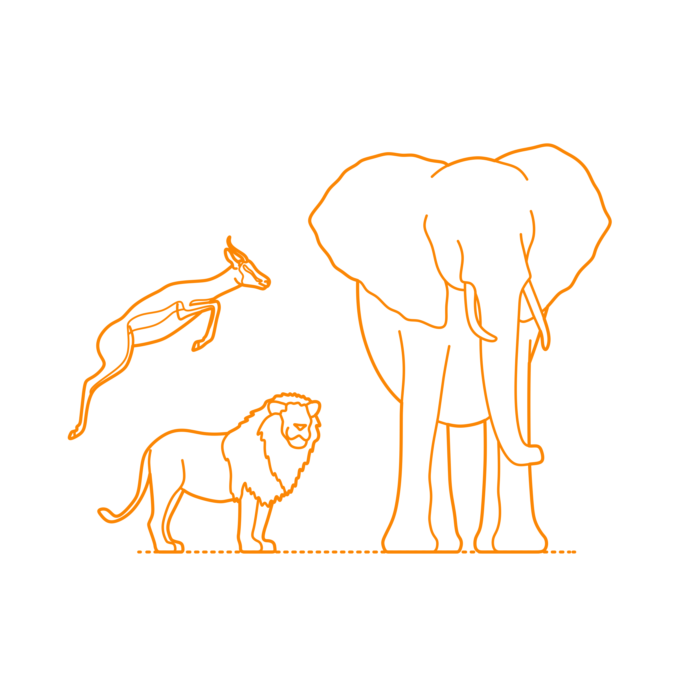 Animals Grassland Plains Animals Vinyl Cutting Svg File Free Vectors